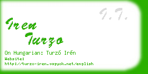 iren turzo business card